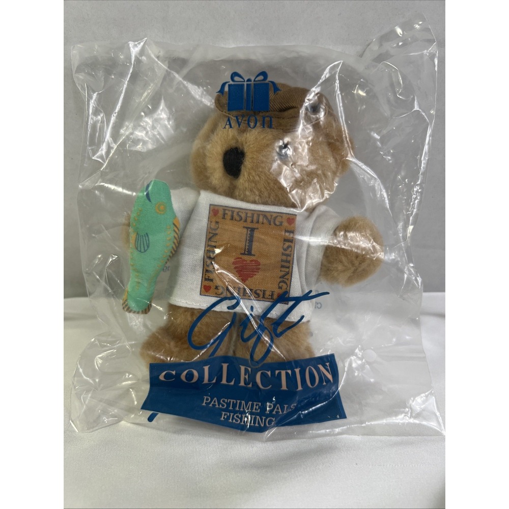 Vinatge Avon Pastime Pals Fishing Gift Collection New In Original Plastic
